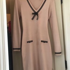 Rose Gold Sweater Dress